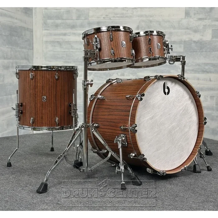 British Drum Company Legend 4pc Fusion Drum Set w/22″BD Sumatra