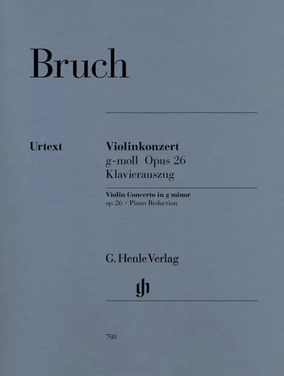 Bruch, Concerto No. 1 in G minor Op. 26 for Violin and Piano (Henle)