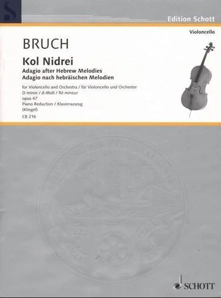 Bruch, Kol Nidrei Op. 47 for Cello and Piano (Schott)