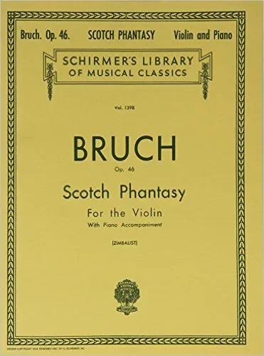 Bruch, M. (Zimabalist): Scottish Fantasy, Op.46 (violin, and piano accompaniment)