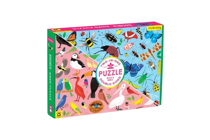 Bugs & Birds 100 Piece Double-Sided Puzzle