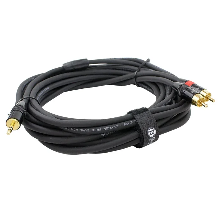 Cable Balanceado Dual RCA a 3.5mm de 10 pies Blastking – C2R35B
