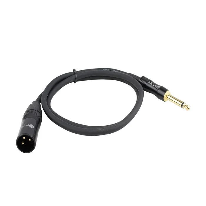 Cable XLR macho de 6′ a 1/4″ – CXLRMQU