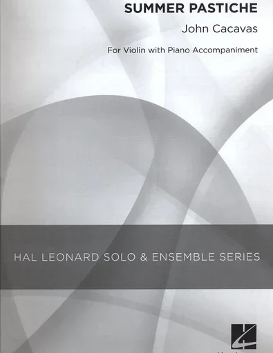 Cacavas, John: Summer Pastiche (violin & piano)