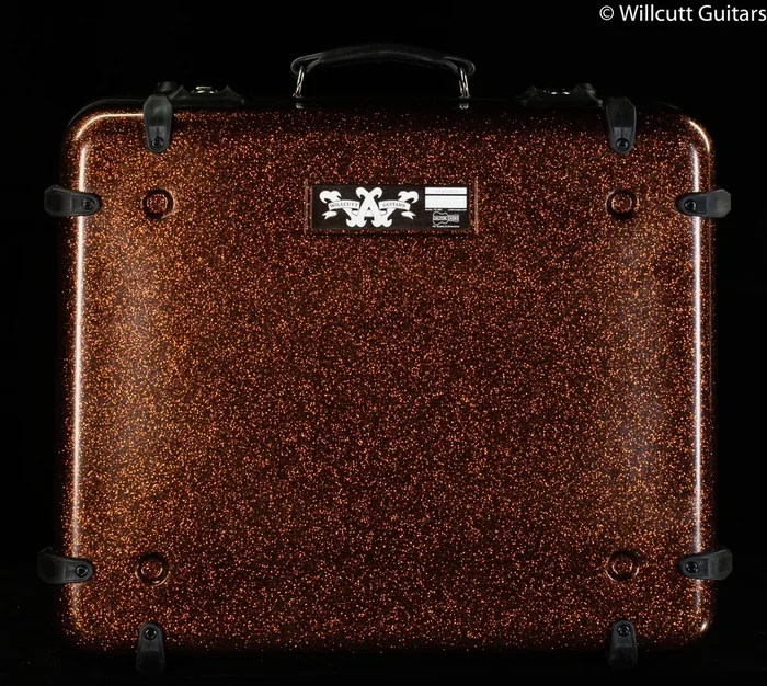 Calton Cases Pedal Board Case, Bronze Sparkle Exterior/ Black Interior