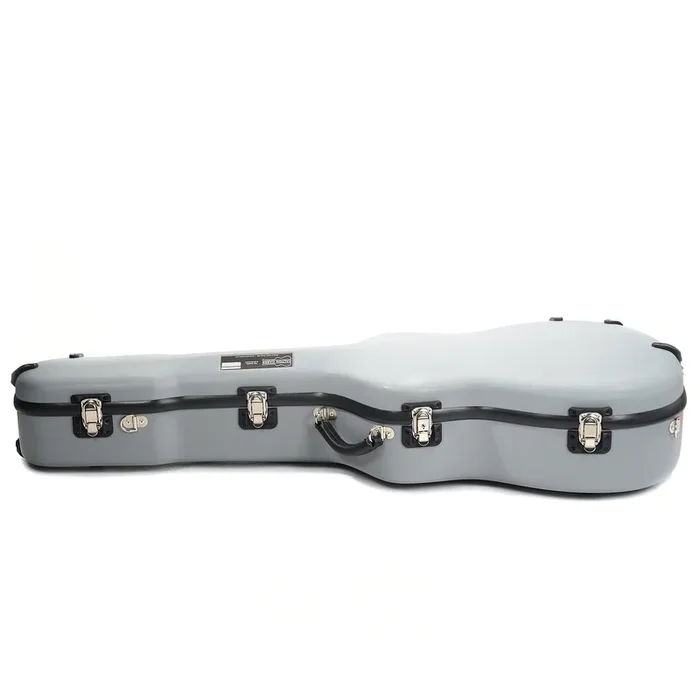 Calton OM Guitar Case Grey w/Black Interior