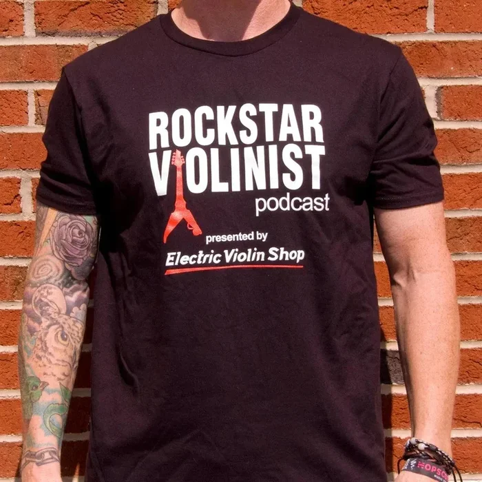 Camiseta Rockstar Violinist Podcast – Algodón Gildan Softstyle®, tallas para hombre y mujer