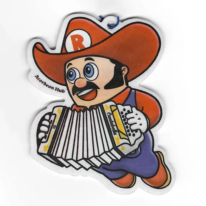 Cantabella “Rario” Accordion Air Freshener – Princess Peach