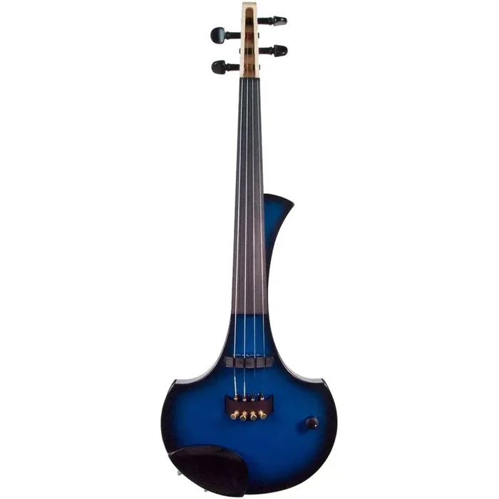Cantini Earphonic Electric Violin with MIDI, Blue/Black Sunburst