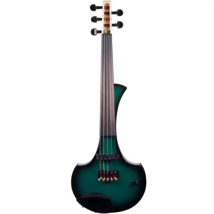 Cantini Earphonic Violon électrique 5 cordes avec MIDI Vert/noir Burst