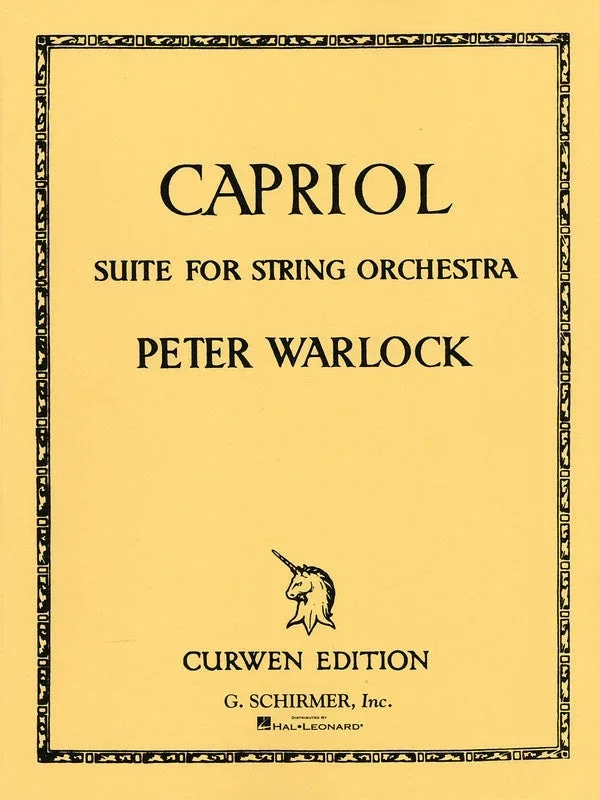 Capriol Suite (arr. Peter Warlock) for String Orchestra