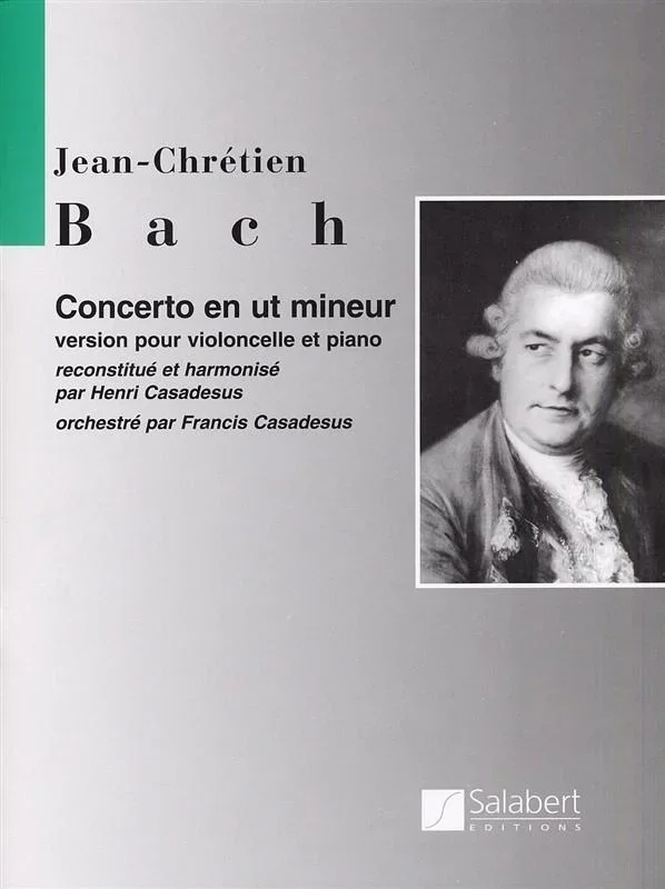 Casadesus, Concerto in C Minor (Formerly Attributed to J.C. Bach) for Viola and Piano (Salabert)