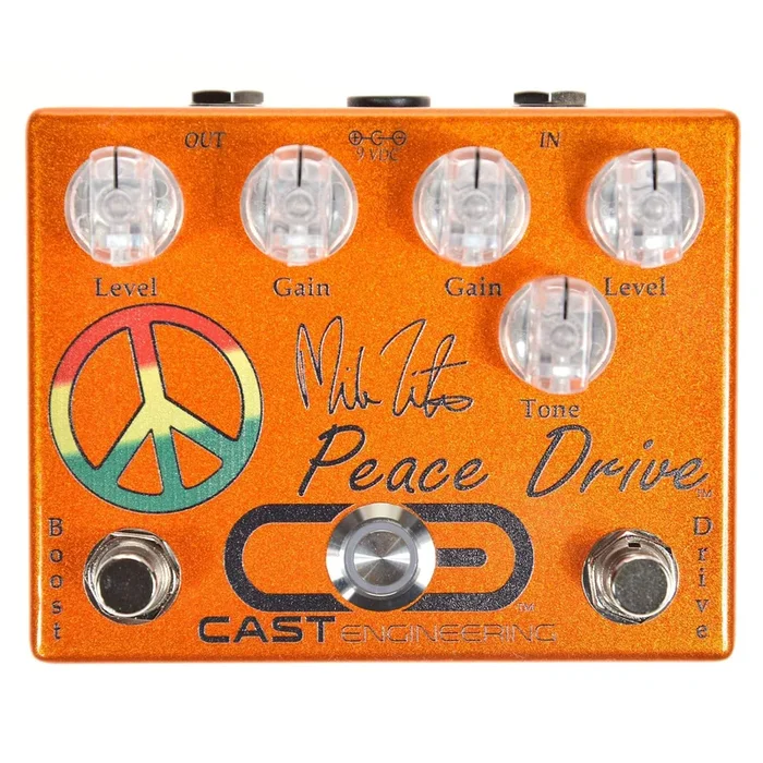 Cast Engineering Mike Zito’s Peace Drive Dual Overdrive Pedal
