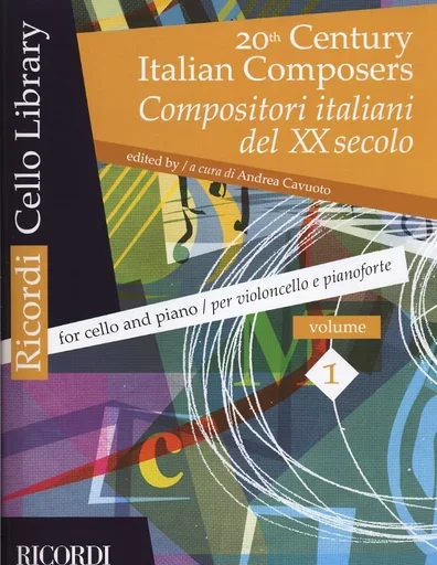 Cavuoto, Andrea (editor): 20th Century Italian Composers, Vol. 1 (cello & piano)