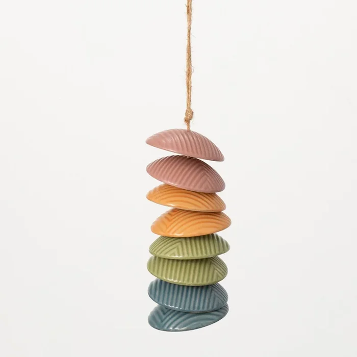 Ceramic Disc Chime – Multi-Colored