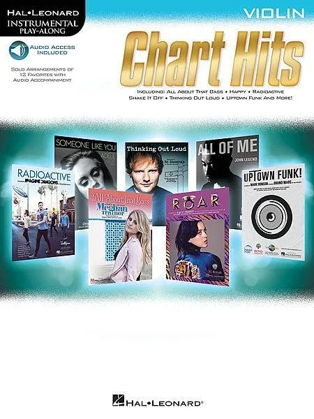 Chart Hits for Violin with Online Accompaniments