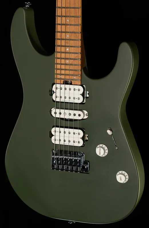 Charvel Pro-Mod DK24 HSH 2PT MPL Matte Army Drab New Old Stock (327)
