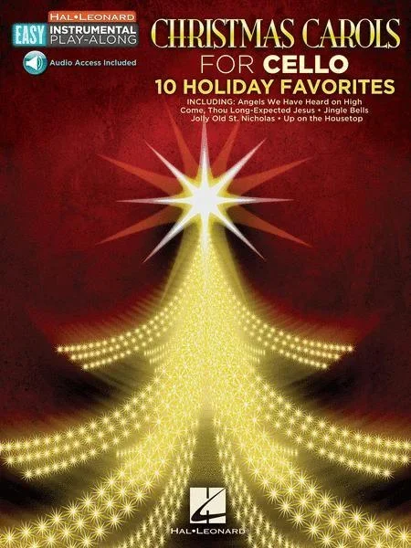 Christmas Carols for Cello with Online Accompaniments