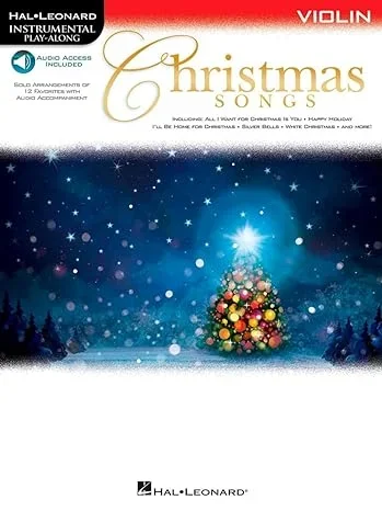 Christmas Songs for Violin: Instrumental Play-Along (Hal Leonard Instrumental Play-along)