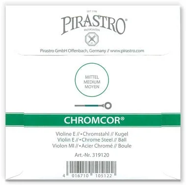 Chromcor Violin E String – 4/4 – Ball (Chrome)