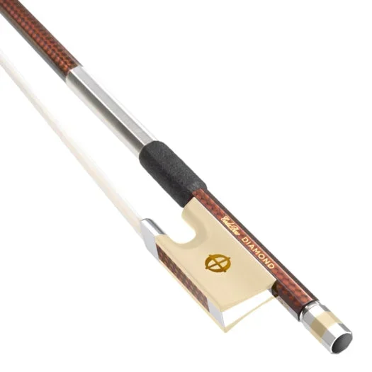 CodaBow Diamond GX Violin Bow with Alabaster Xebony Frog