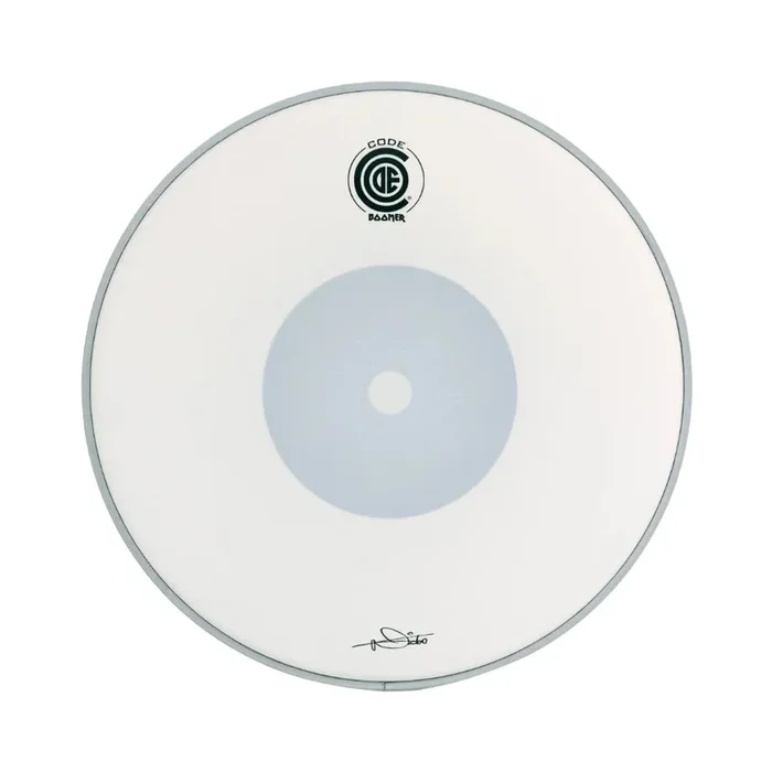 Code Boomer Snare Coated with Reverse Donut Dot Drumhead – 13 inches