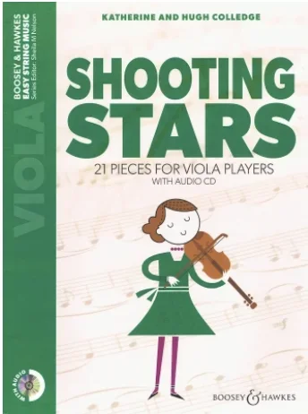 Colledge: Shooting Stars; 21 Pieces for Viola Players (viola, audio CD) BH