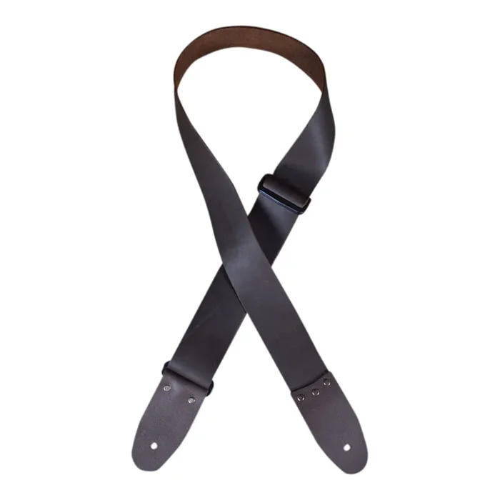Colonial Leather – 2″ Soft Leather Slide Adjustable Guitar Strap – Brown