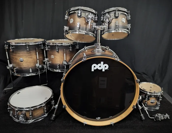 Concept Maple 7-Piece Shell Pack Charcoal Satin Burst