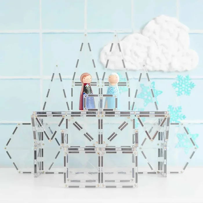Connetix 34 piece clear starter pack