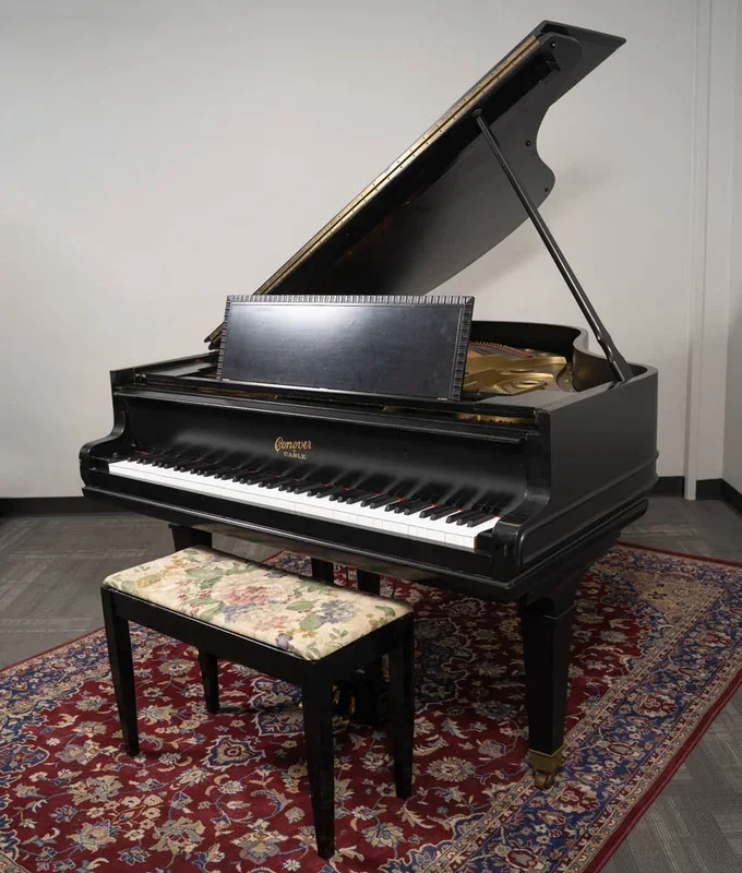 Conover Cable 77 Baby Grand Piano | Satin Ebony