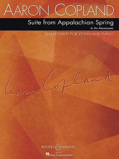 Copland, Aaron: Suite from Appalachian Spring in 6 movements (violin & piano)