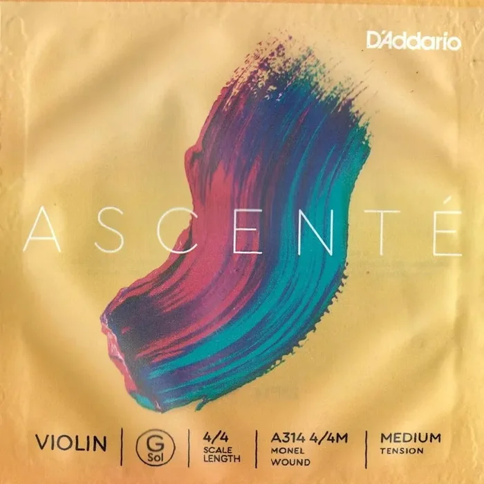 Corde de Sol pour violon D’Addario Ascenté