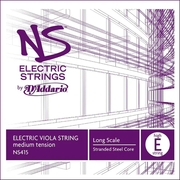 Cordes de mi pour alto électrique D’Addario NS