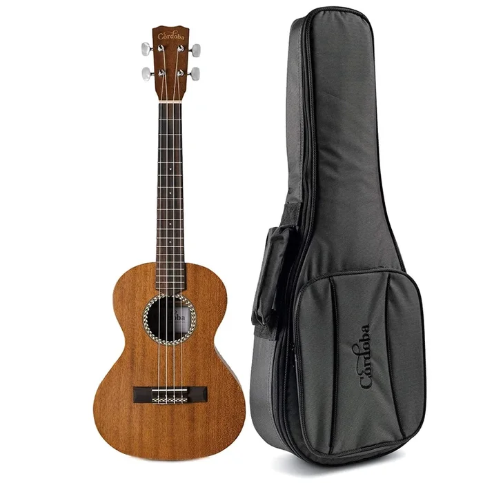 Cordoba 20TM Tenor Ukulele Solid Mahogany Top Bundle W/Gig Bag