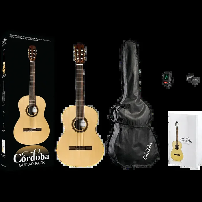 Cordoba CP100 Nylon Acoustic Guitar Package