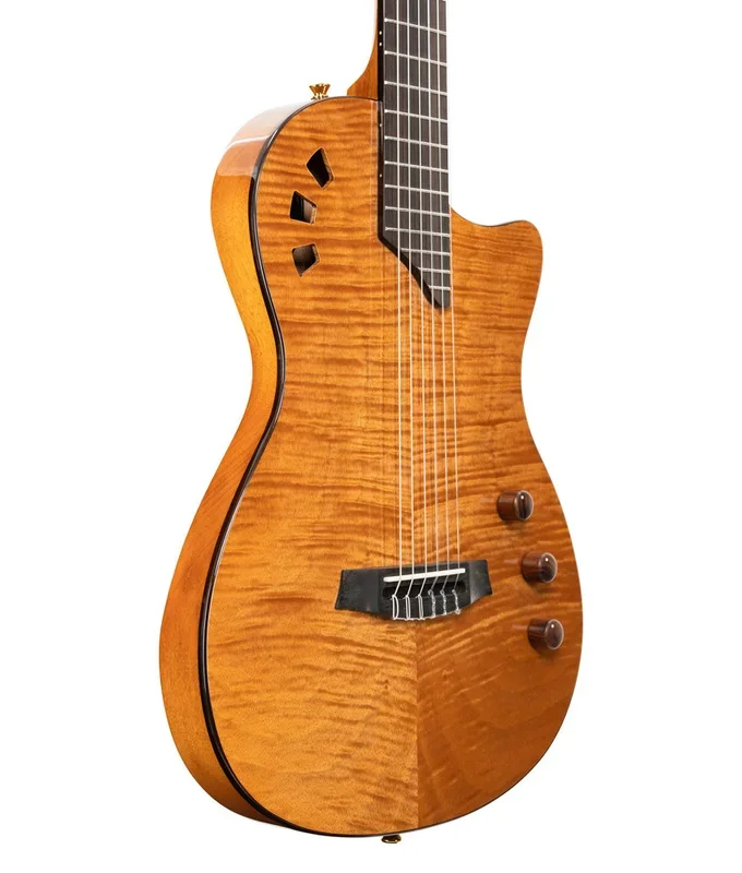Cordoba Fusion Nylon-String Stage Electric Guitar – Natural Amber