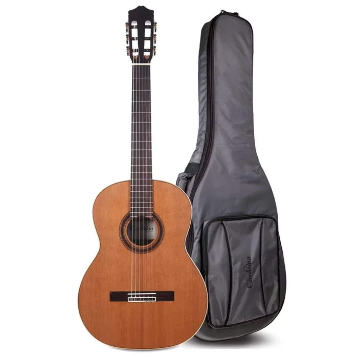 Cordoba Iberia Series F7 Paco Flamenco Guitar and Classical Guitar Gig Bag Bundle