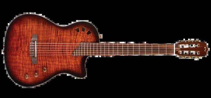 Cordoba Stage Edge Burst Electric Nylon-String Guitar