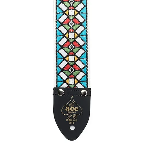 Correa de guitarra ajustable de 2″ D’Andrea Vintage Reissue de vidrio emplomado