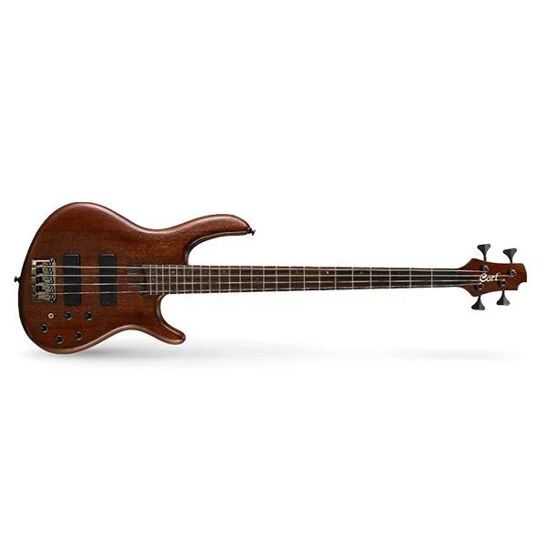 Cort B4 PLUS MH-OPM 4 String Bass Guitar – Open Pore Mahogany