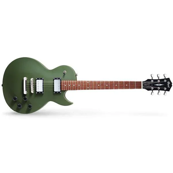 Cort CR-150 6-String Electric Guitar – Olive Drab Satin