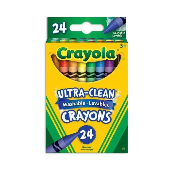 Crayola washable crayons 24 pack