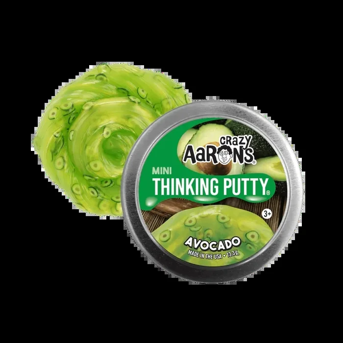 Crazy Aaron’s mini thinking putty avocado