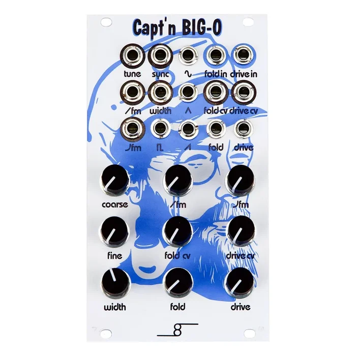 Cre8audio Capt’n Big-O Analog VCO Module with Wave Shaping