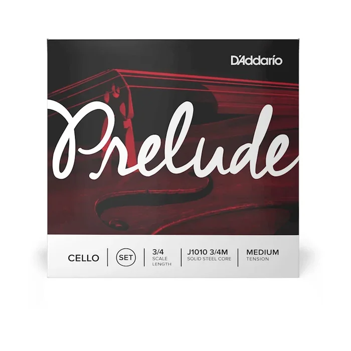 Cuerdas de Chelo D’Addario J10103/4M Prelude – Escala 3/4 Tensión Media