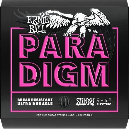 Cuerdas de guitarra eléctrica Ernie Ball 2023 Super Slinky Paradigm – .009-.042