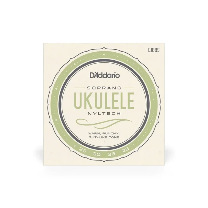 Cuerdas de Ukulele Soprano D’Addario EJ88S Nyltech