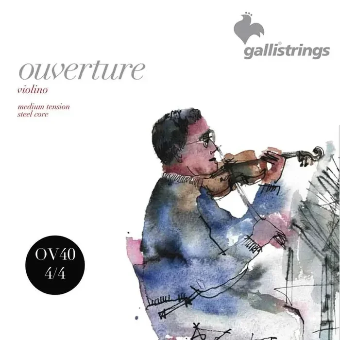 Cuerdas para violín Galli Ouverture, juego de 4 cuerdas