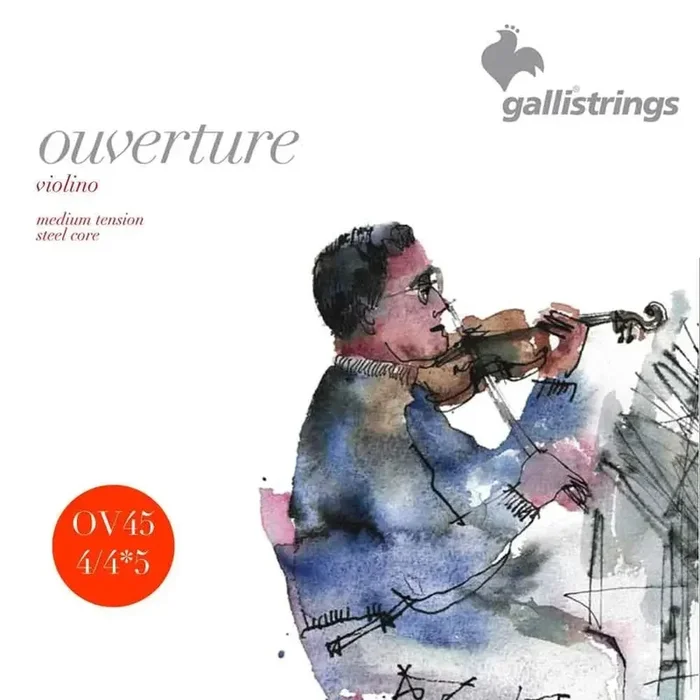 Cuerdas para violín Galli Ouverture, juego de 5 cuerdas